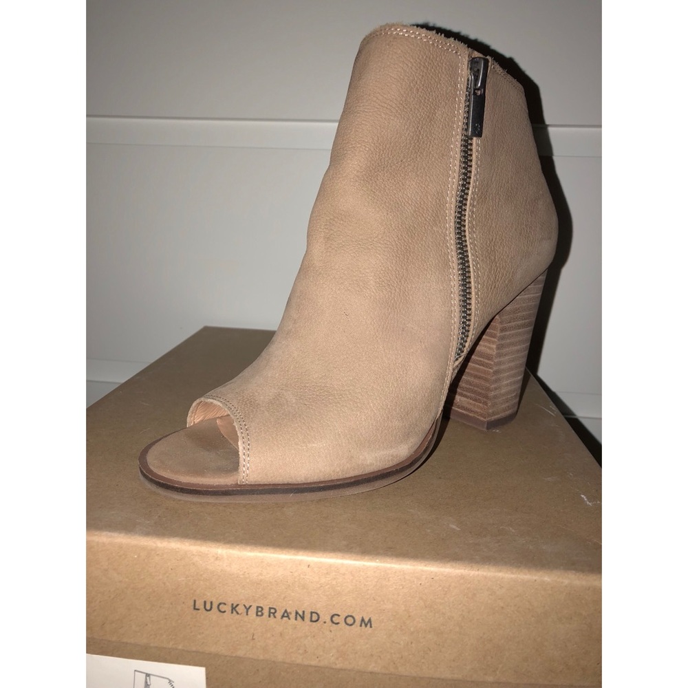 Lucky Brand ‘Lamija’ Tan Bootie